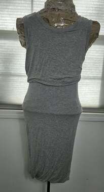 Freeway Stretch Medium Gray Dress Bodycon